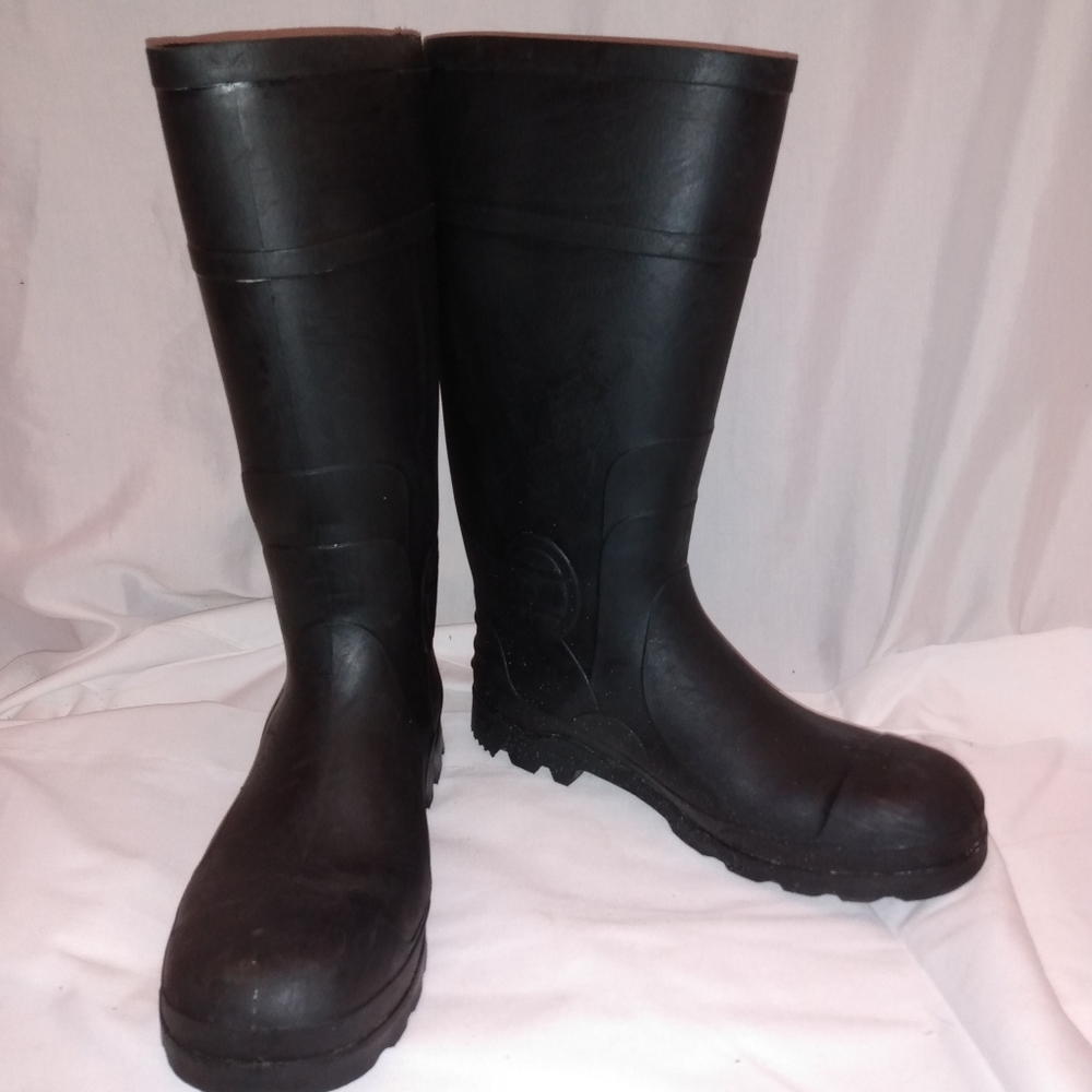 Genfoot Steel Toe Rubber Boots,  7M